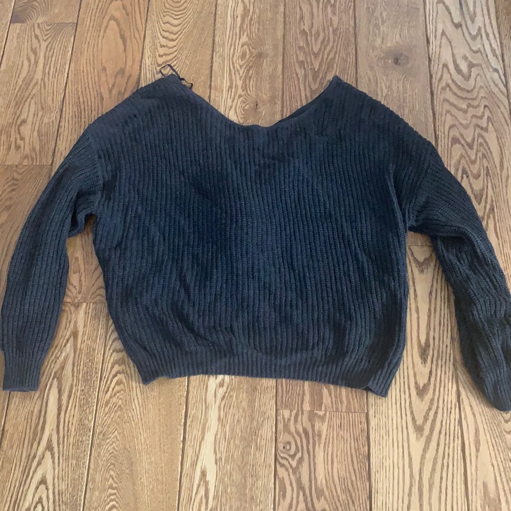 Gray sweater